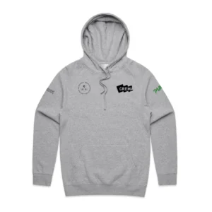 205NR Black & Grey Stencil Hoodie